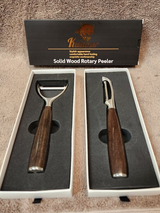 Kuluner Other - Kuluner Solid Wood Rotary Peelers - Set of Two (2) - New in Box